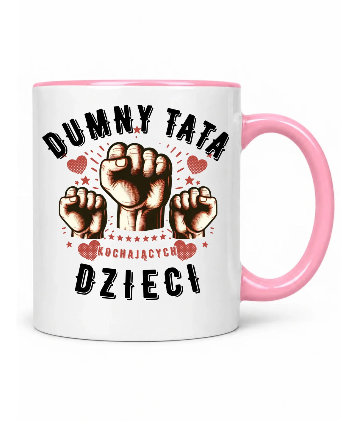 Dumny tata kochających dzieci | Kubek prezent dla taty DT44