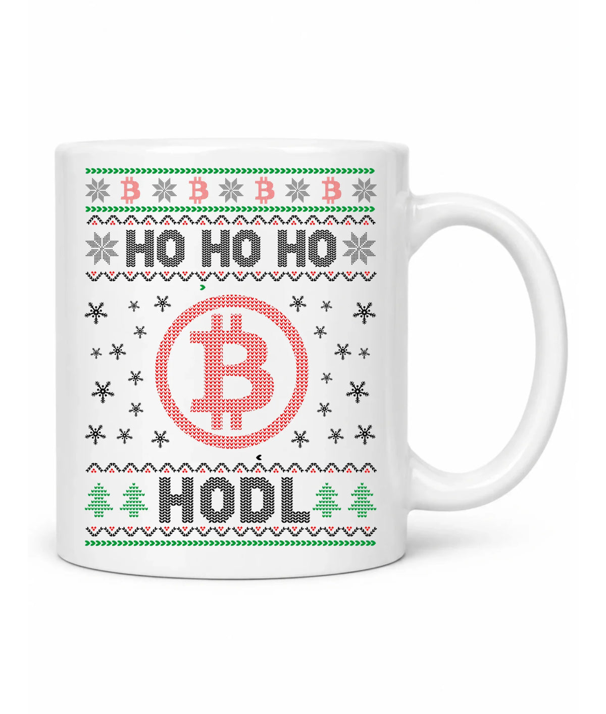 Kubek świąteczny - Bitcoin - Ho Ho hodl BN103