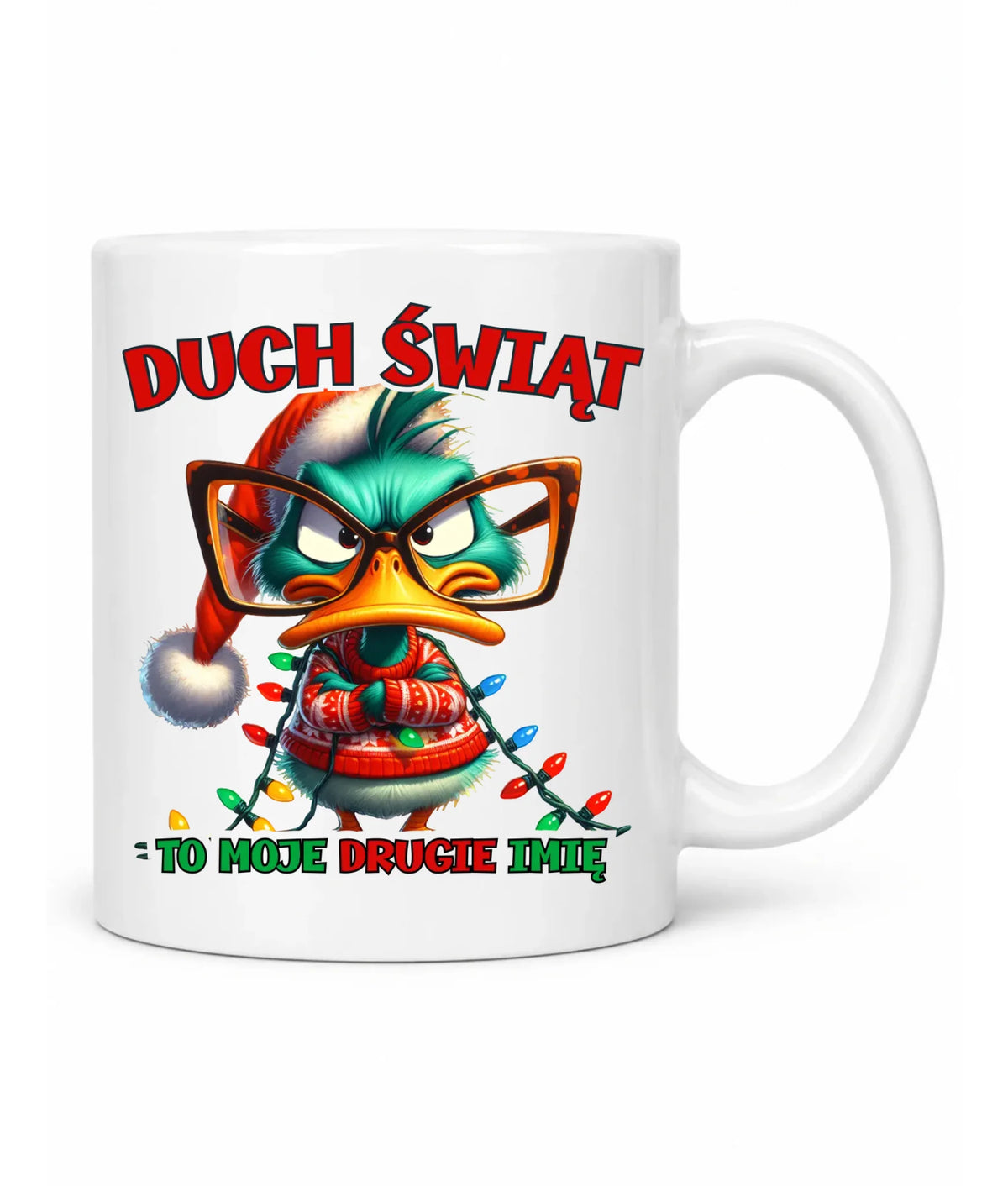Kubek świąteczny - Duch Świąt to moje drugie imię BN76