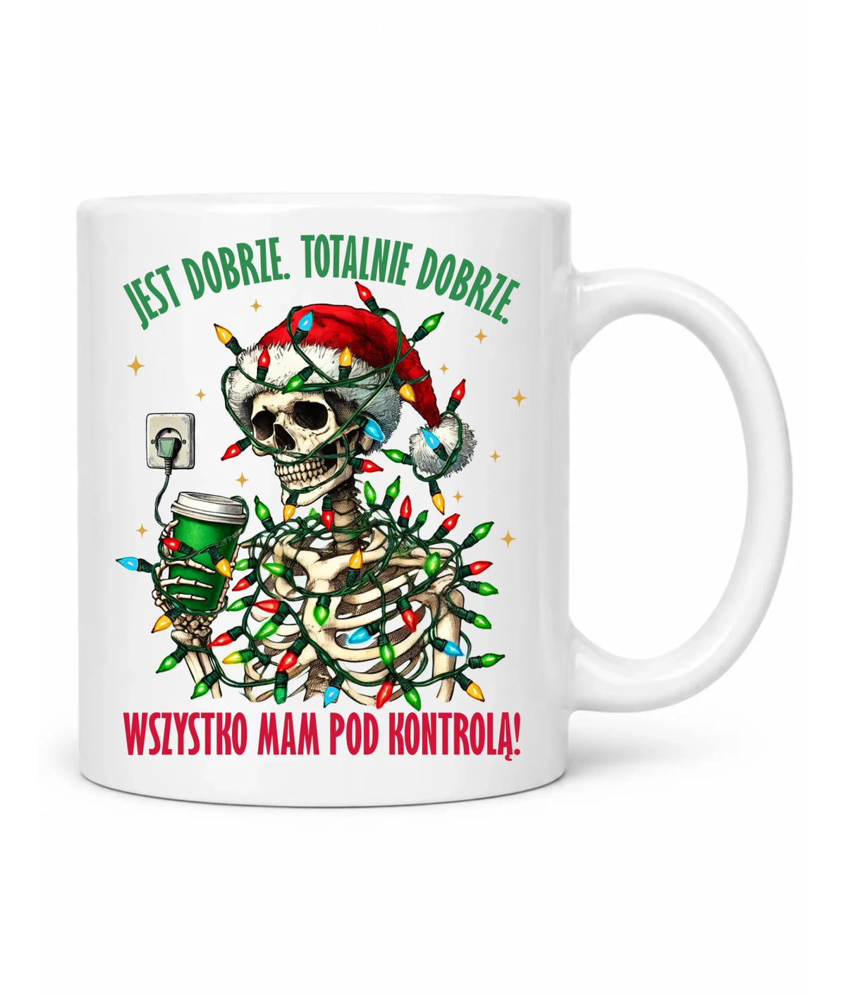 Kubek świąteczny - Jest dobrze Wszystko mam pod kontrolą BN55