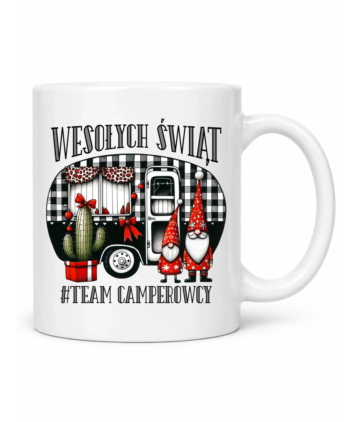Kubek świąteczny - Wesołych Świąt Team Camperowcy BN44