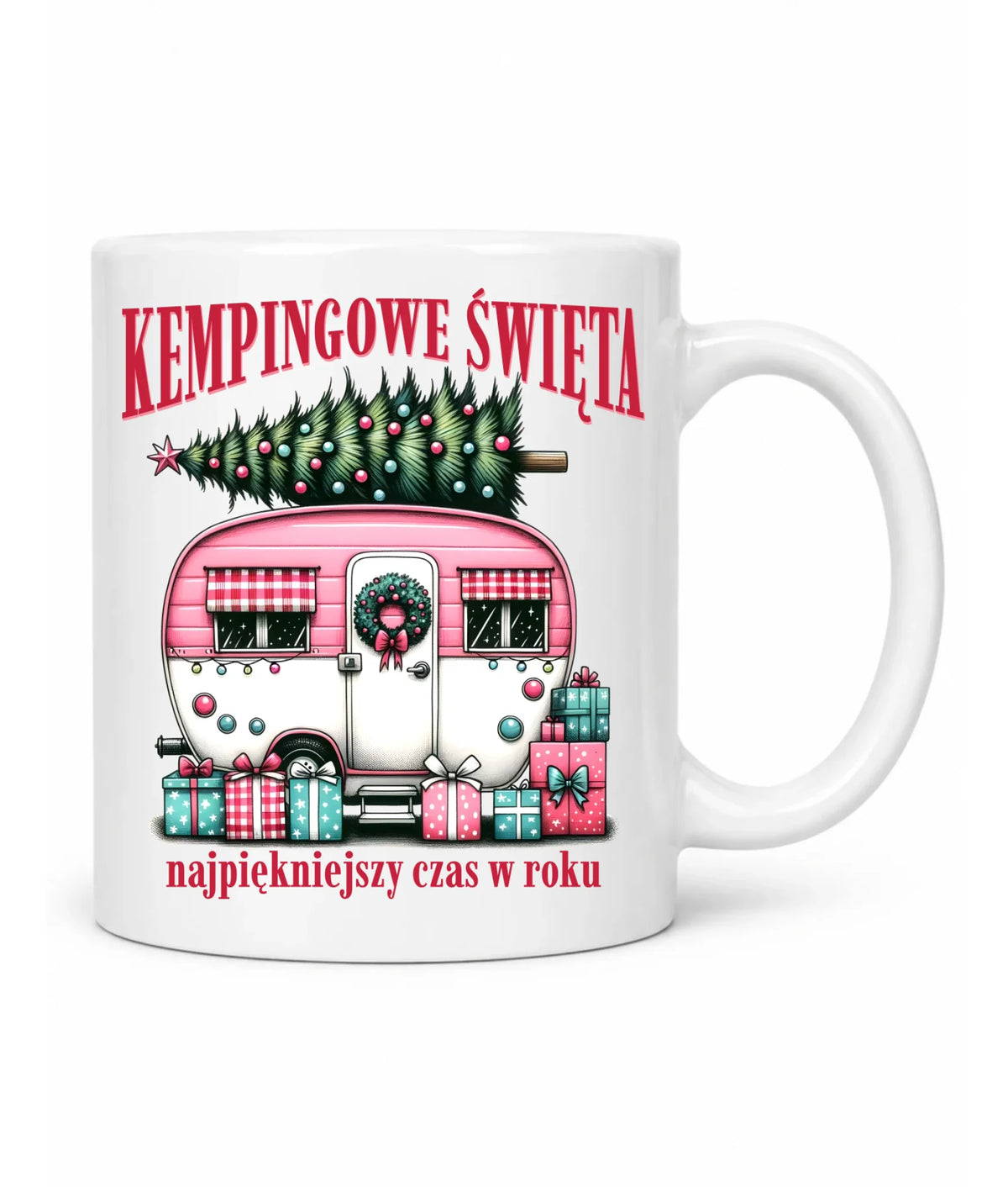 Kubek świąteczny - Kamper Kempingowe Święta BN40