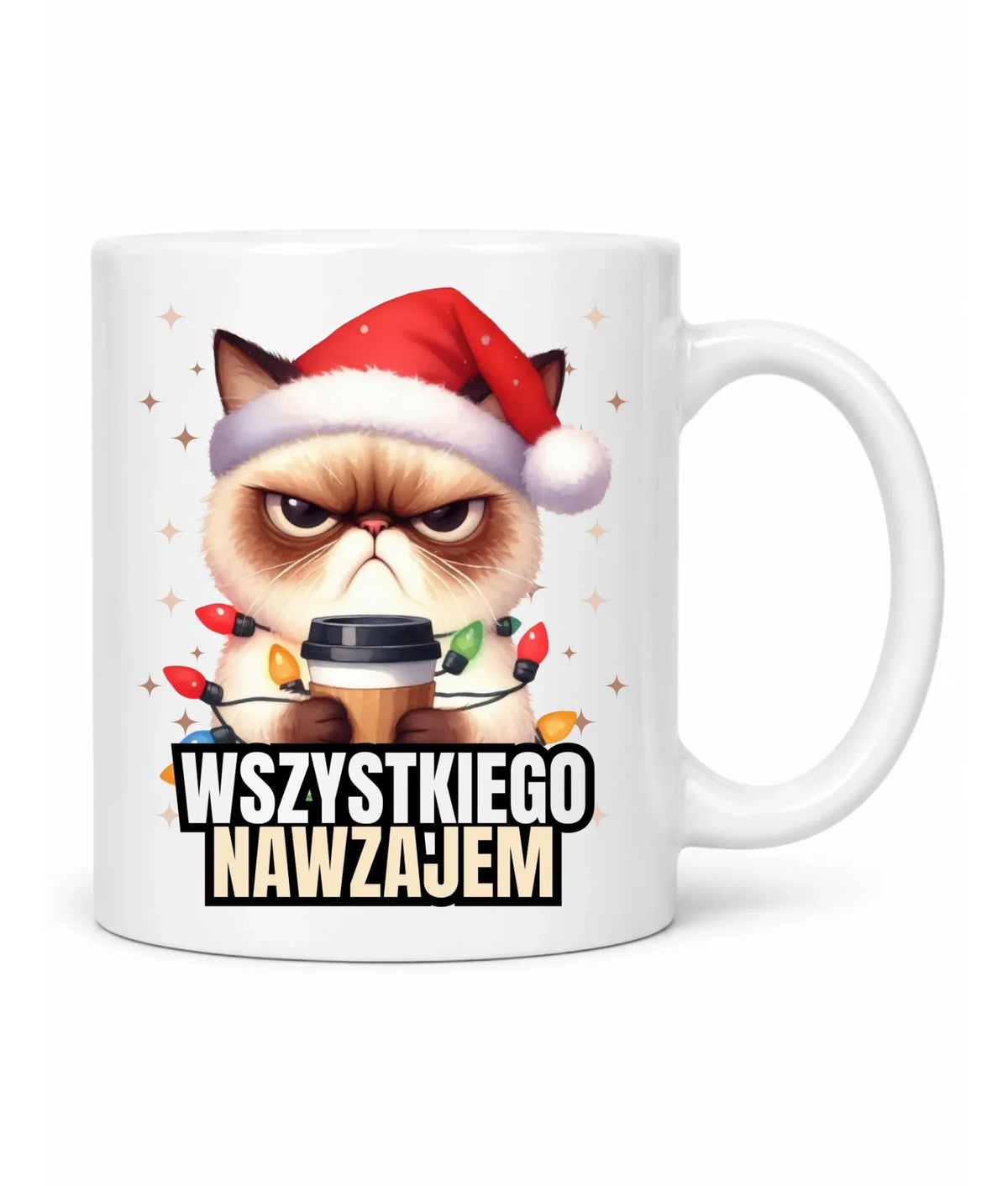 Kubek świąteczny - Grumpy Cat Wszystkiego nawzajem BN33