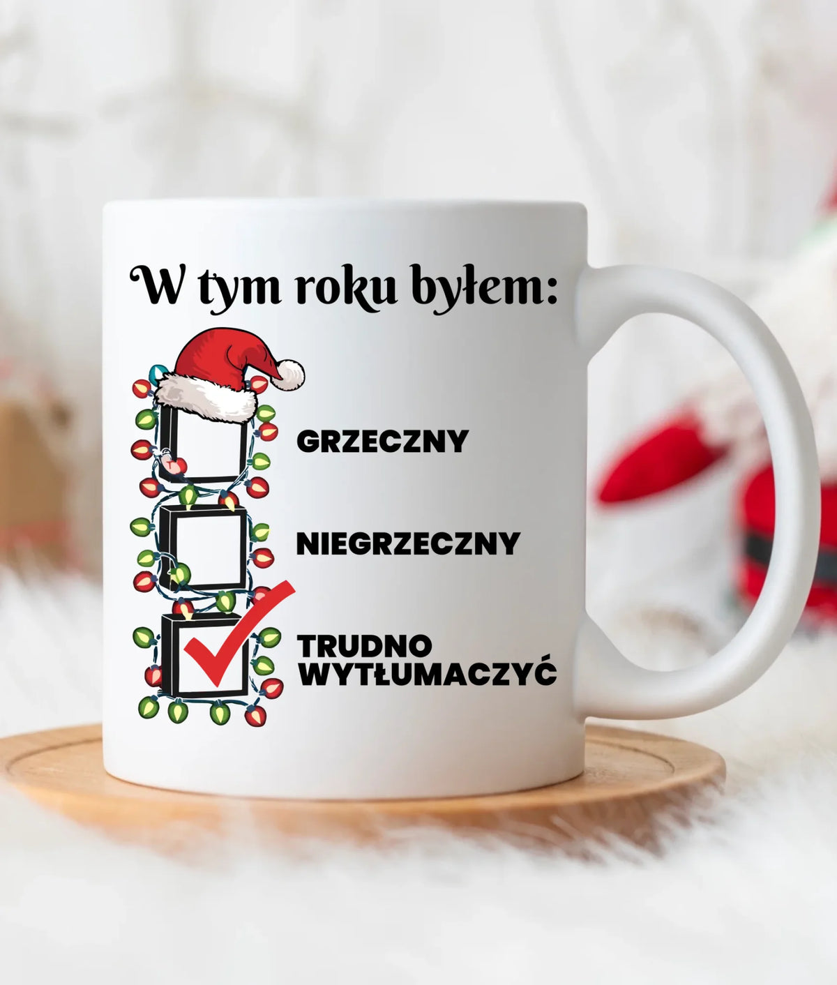 Kubek świąteczny dla niego - Trudno wytłumaczyć BN134