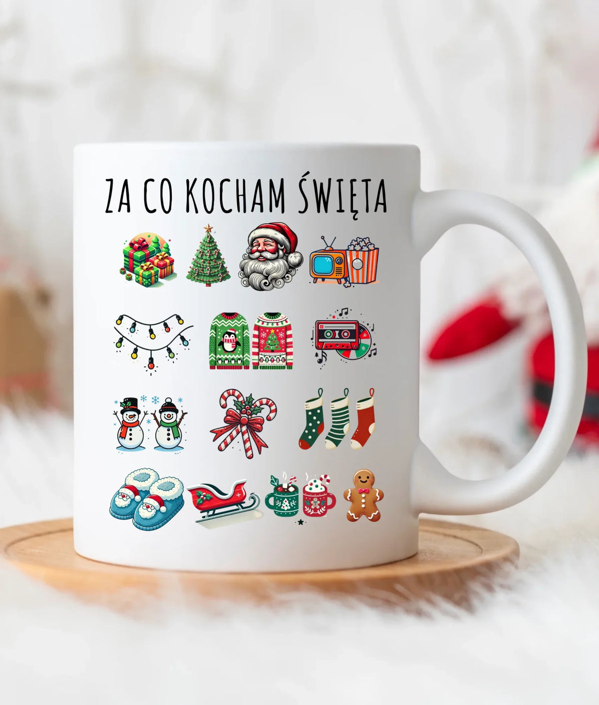 Kubek świąteczny - Za co kocham święta BN130