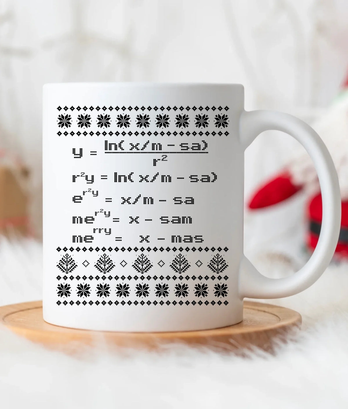 Kubek świąteczny - Zadanie matematyczne BN108