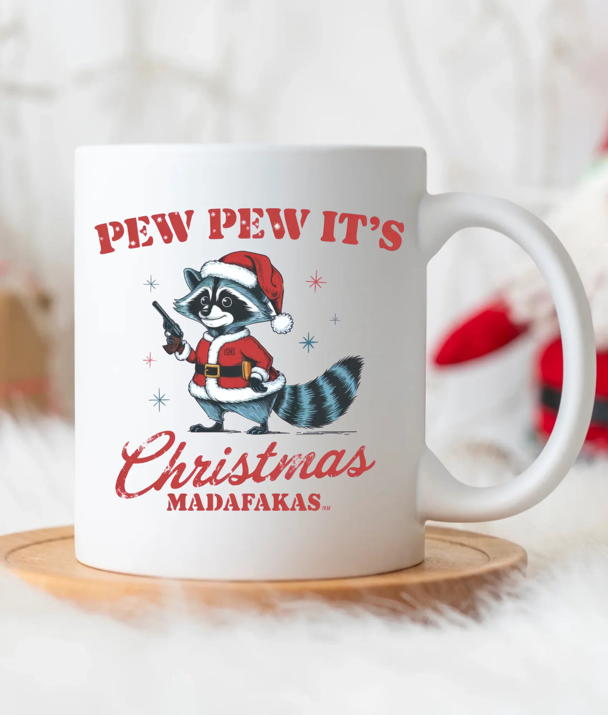 Kubek świąteczny - Pew pew it's Christmas BN60