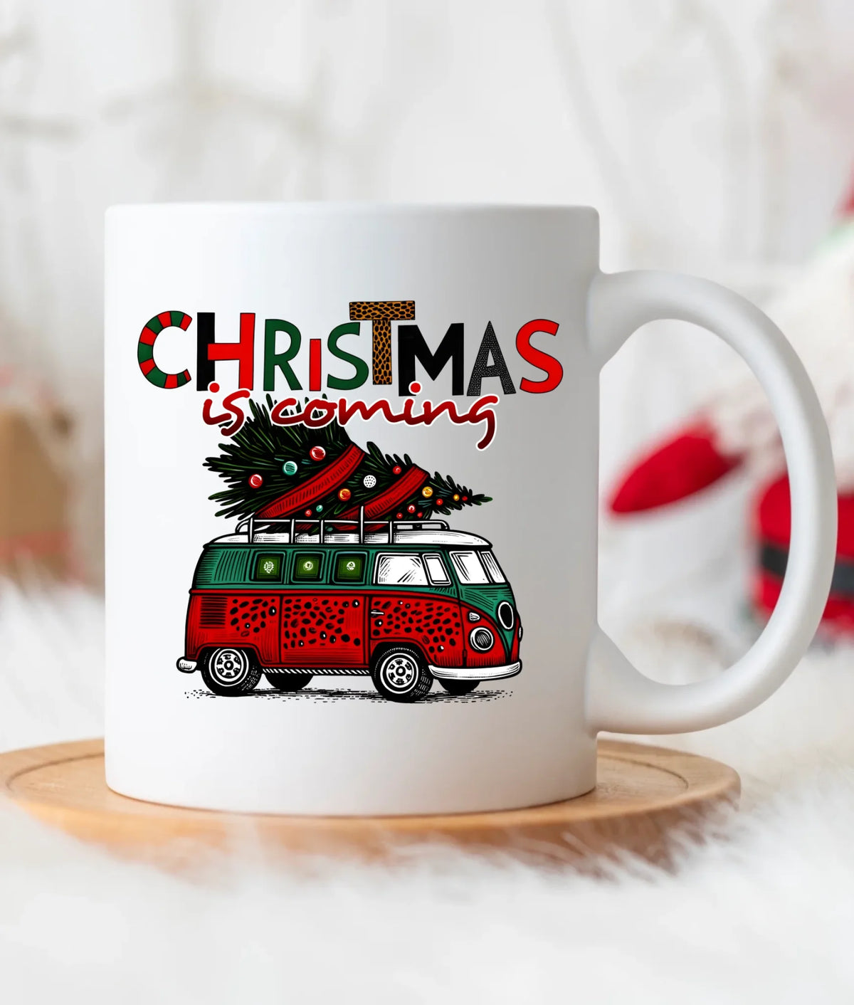 Kubek świąteczny - Kamper Christmas is coming BN42