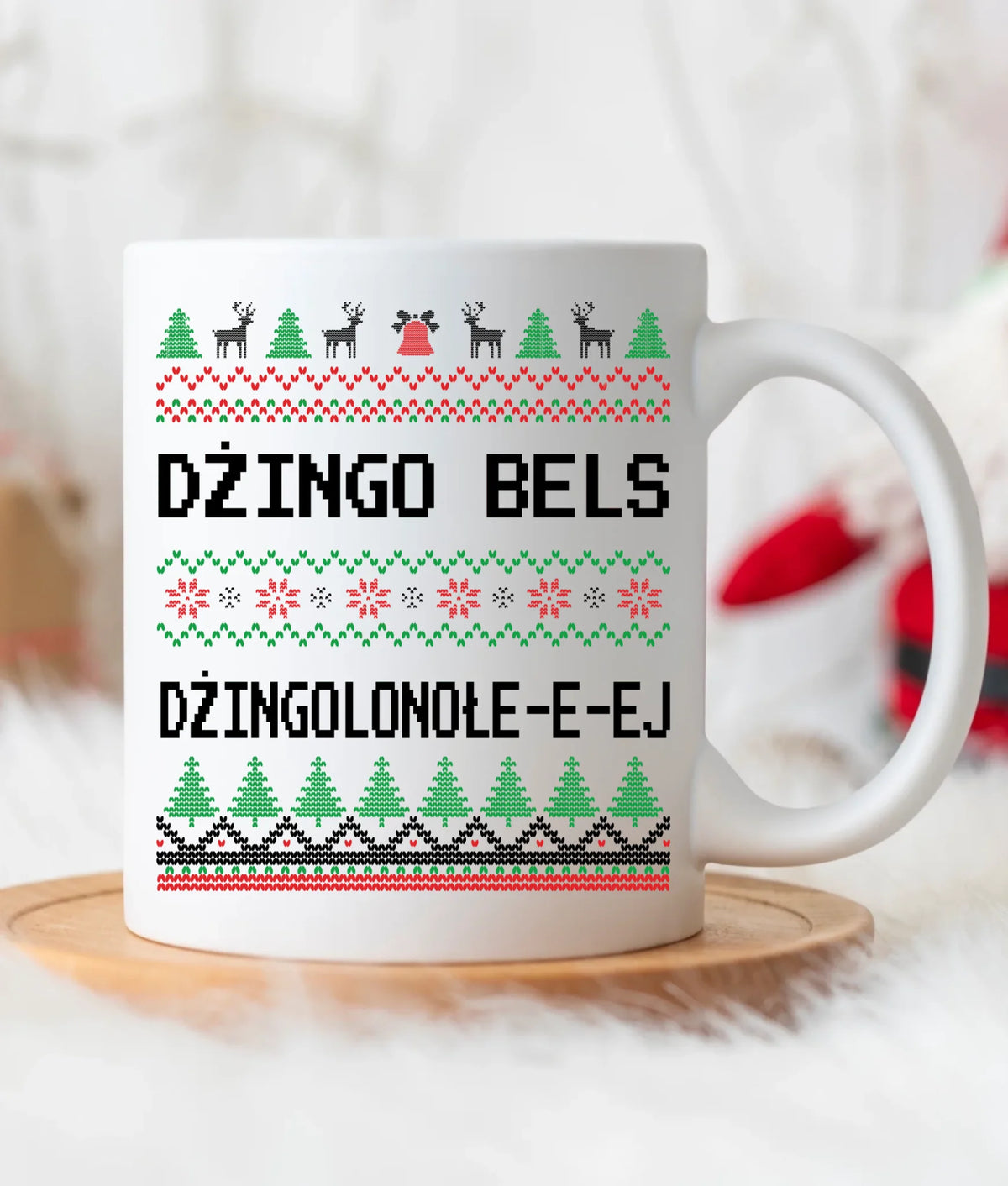 Kubek świąteczny - prezent na Święta - Dżingo bels BN11