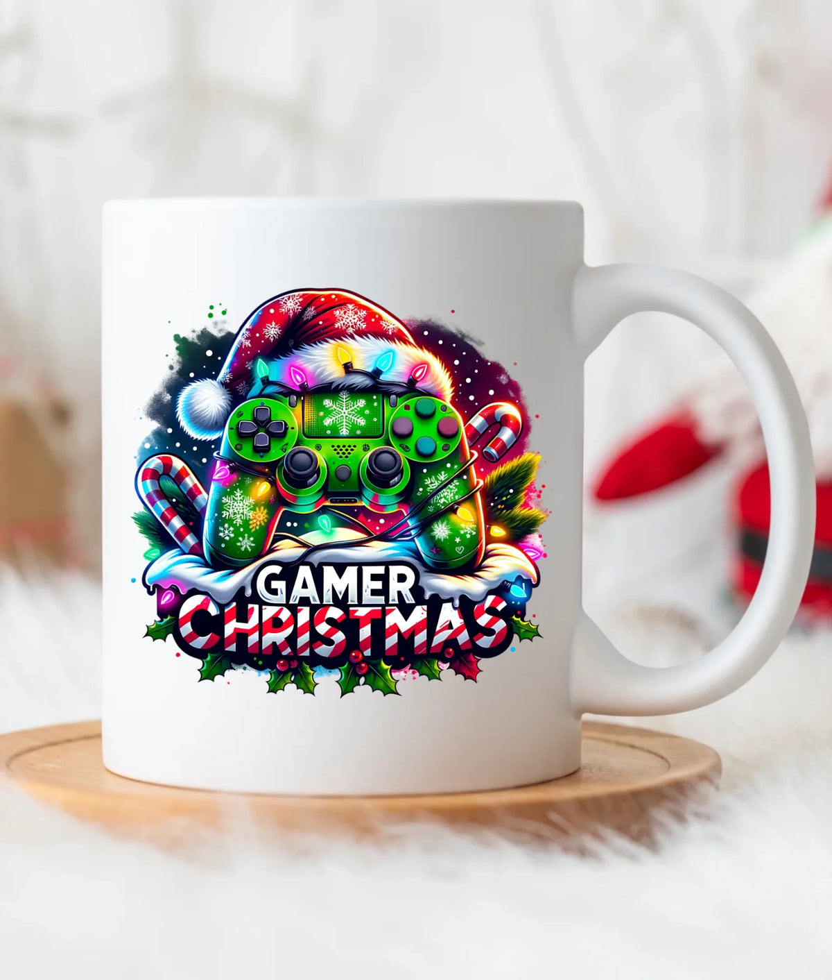Kubek świąteczny - prezent dla gracza - Christmas gamer BN22