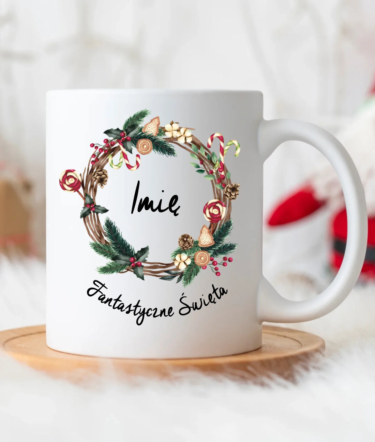 Kubek świąteczny - Fantastyczne Święta - personalizowany BN14