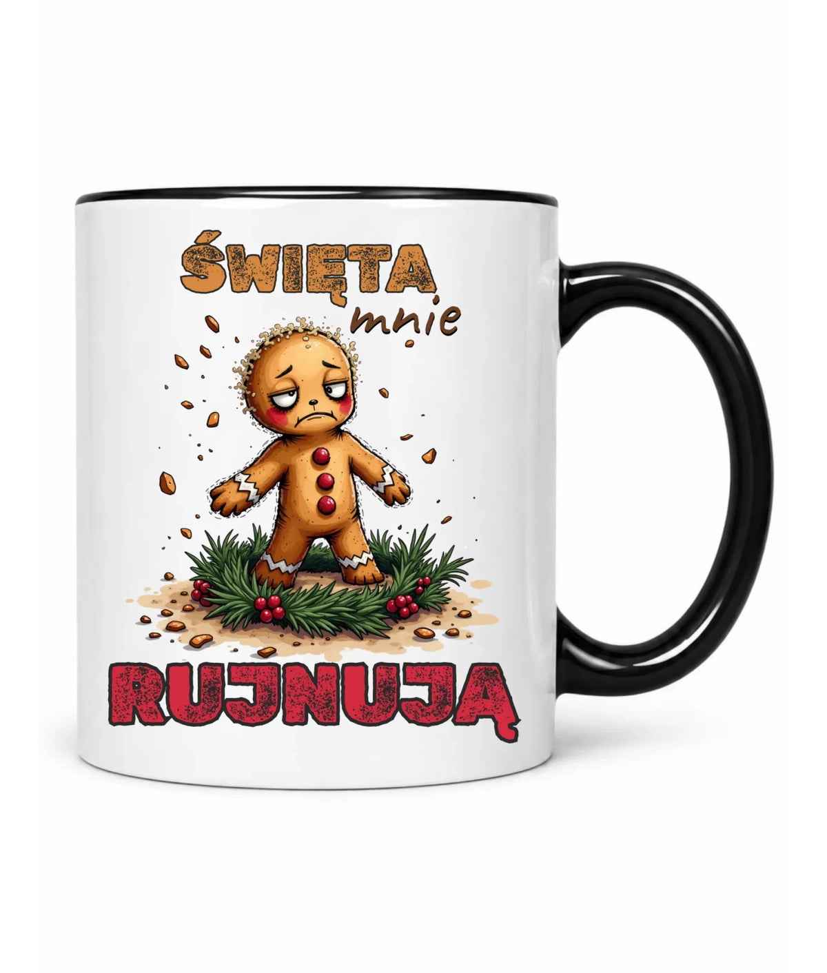 Kubek świąteczny - Piernik Święta mnie rujnują BN143