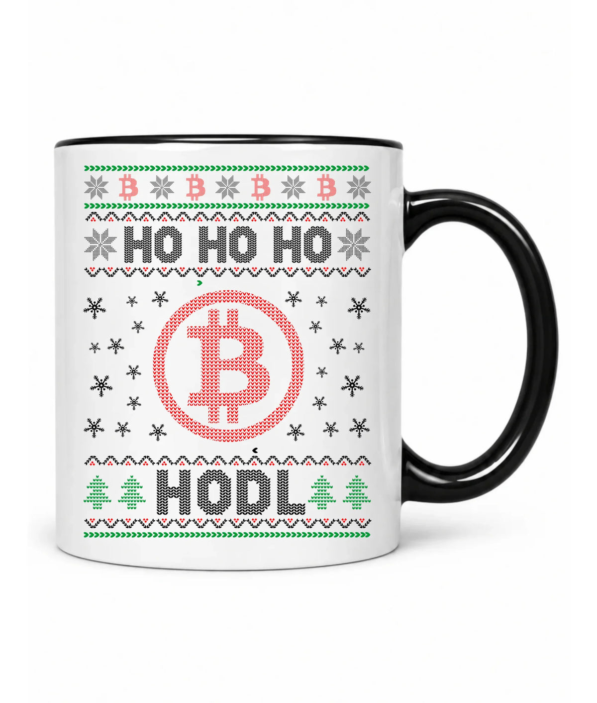 Kubek świąteczny - Bitcoin - Ho Ho hodl BN103