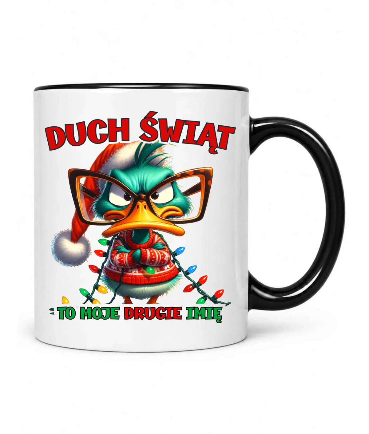 Kubek świąteczny - Duch Świąt to moje drugie imię BN76