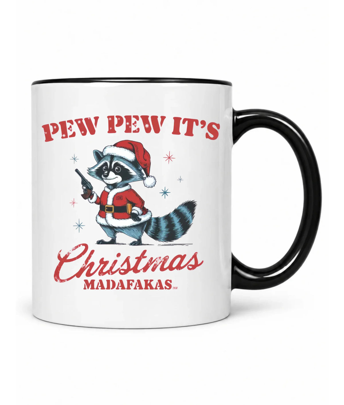 Kubek świąteczny - Pew pew it's Christmas BN60