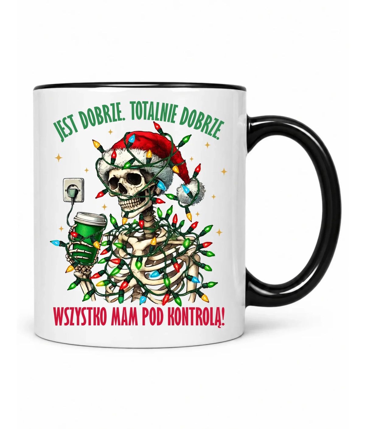 Kubek świąteczny - Jest dobrze Wszystko mam pod kontrolą BN55