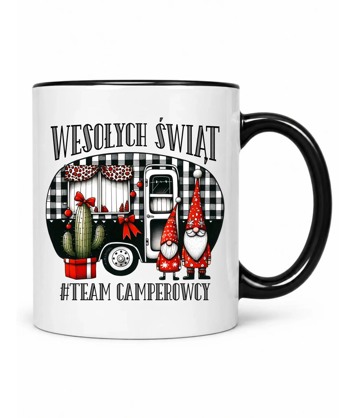 Kubek świąteczny - Wesołych Świąt Team Camperowcy BN44