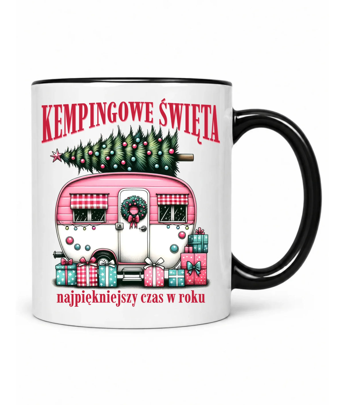 Kubek świąteczny - Kamper Kempingowe Święta BN40