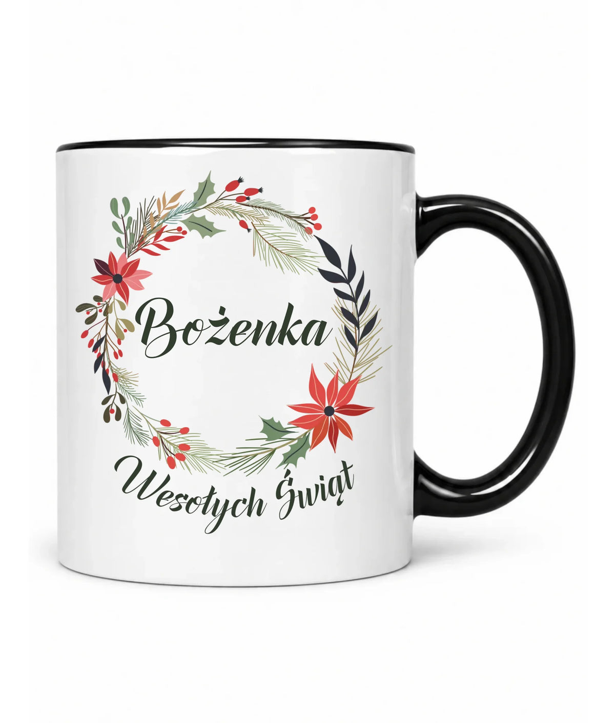 Kubek świąteczny - Wesołych Świąt - personalizowany BN19