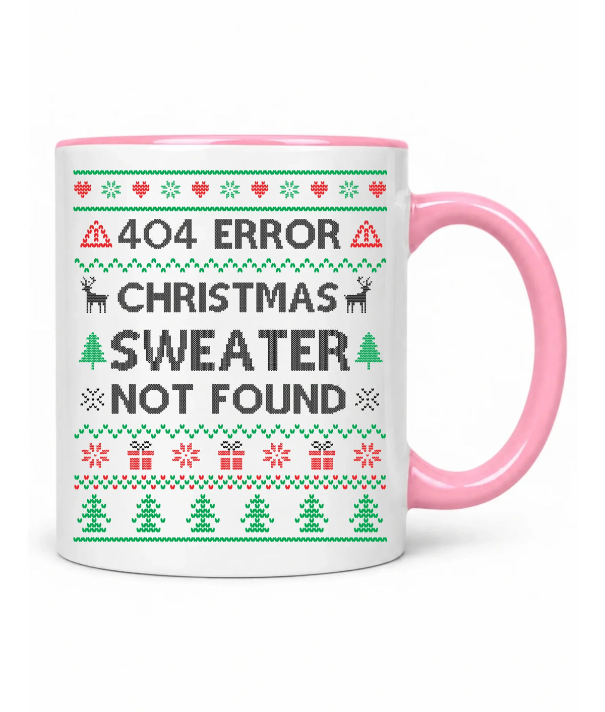 Kubek świąteczny - Error 404 Christmas sweater not found BN107