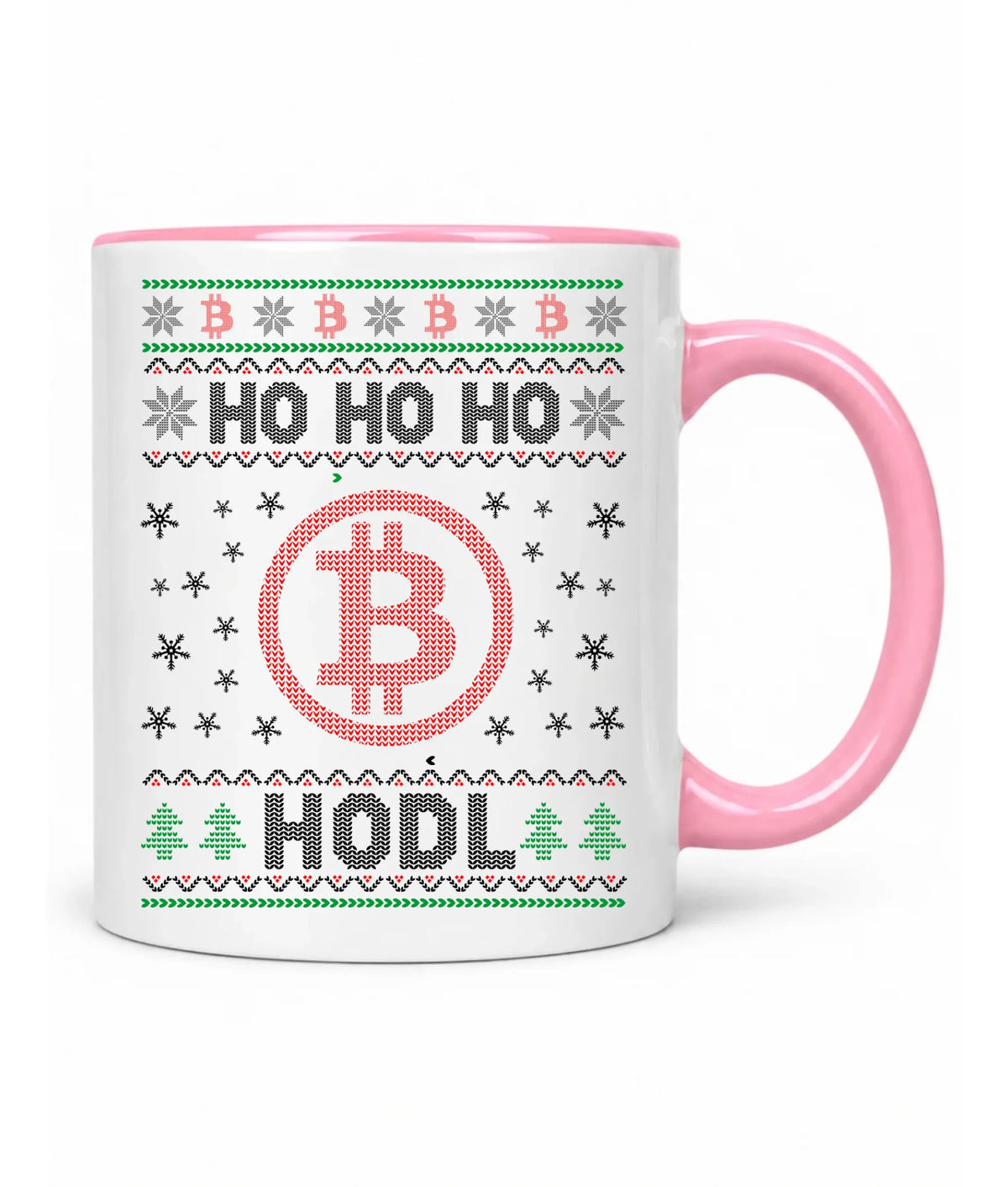 Kubek świąteczny - Bitcoin - Ho Ho hodl BN103