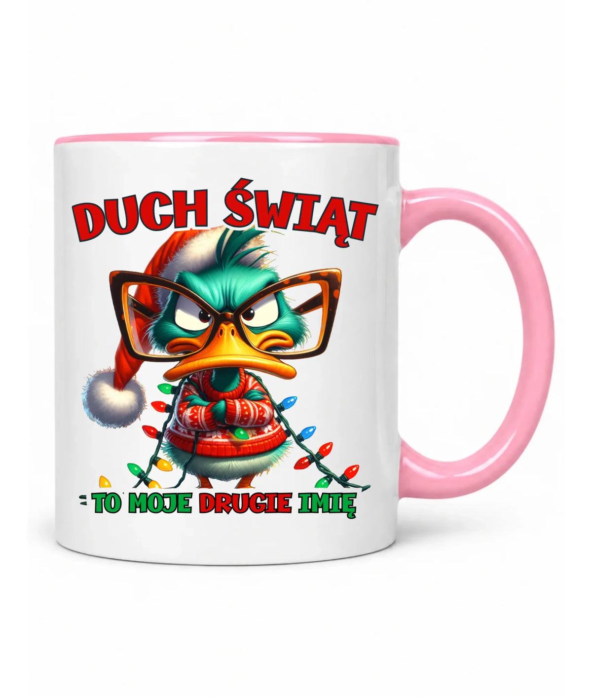 Kubek świąteczny - Duch Świąt to moje drugie imię BN76