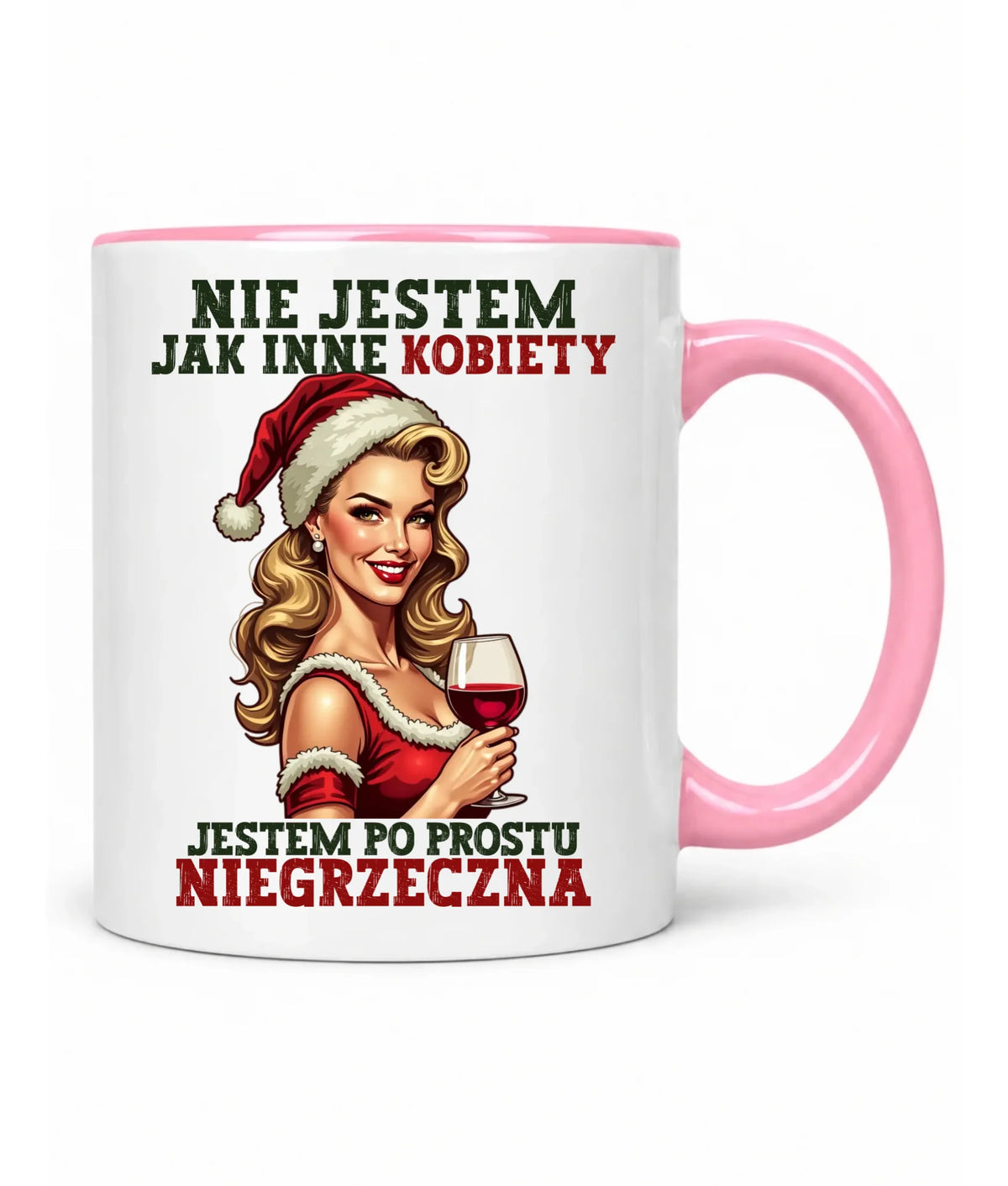 Kubek świąteczny - prezent dla niej - Nie jestem jak inne kobiety BN03