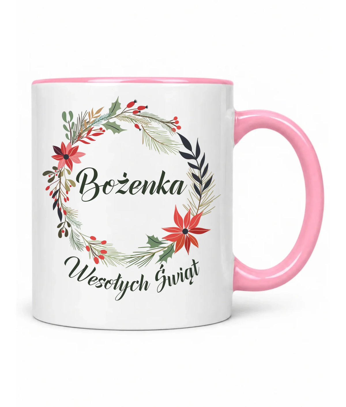 Kubek świąteczny - Wesołych Świąt - personalizowany BN19