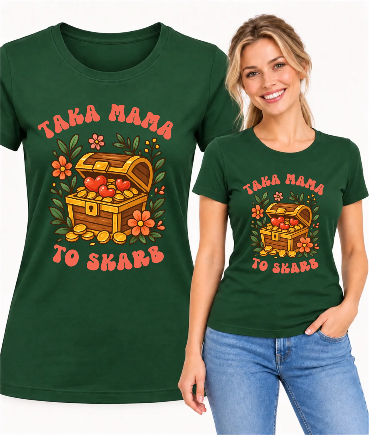 Koszulka dla mamy - Taka mama to skarb DM12