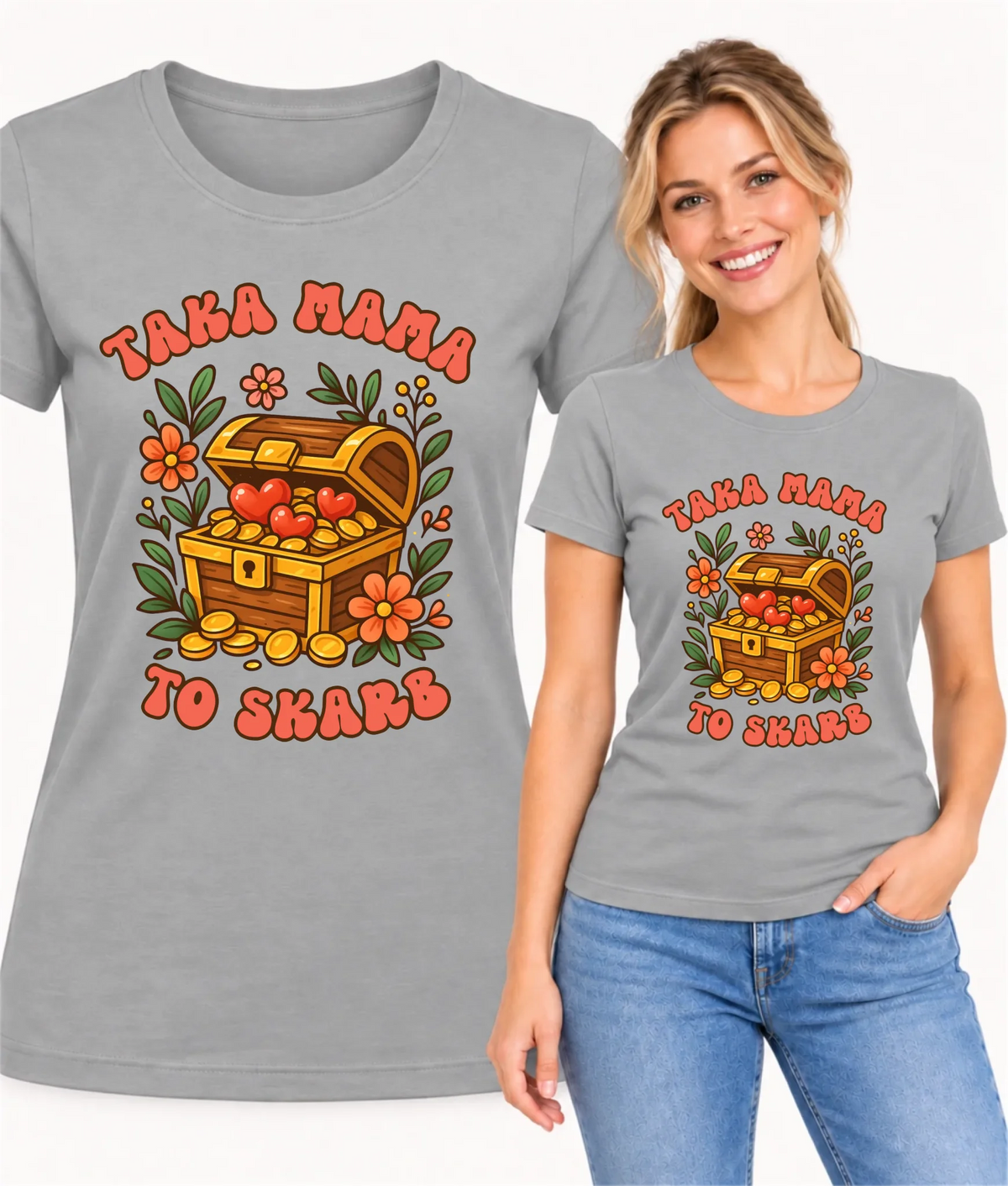 Koszulka dla mamy - Taka mama to skarb DM12
