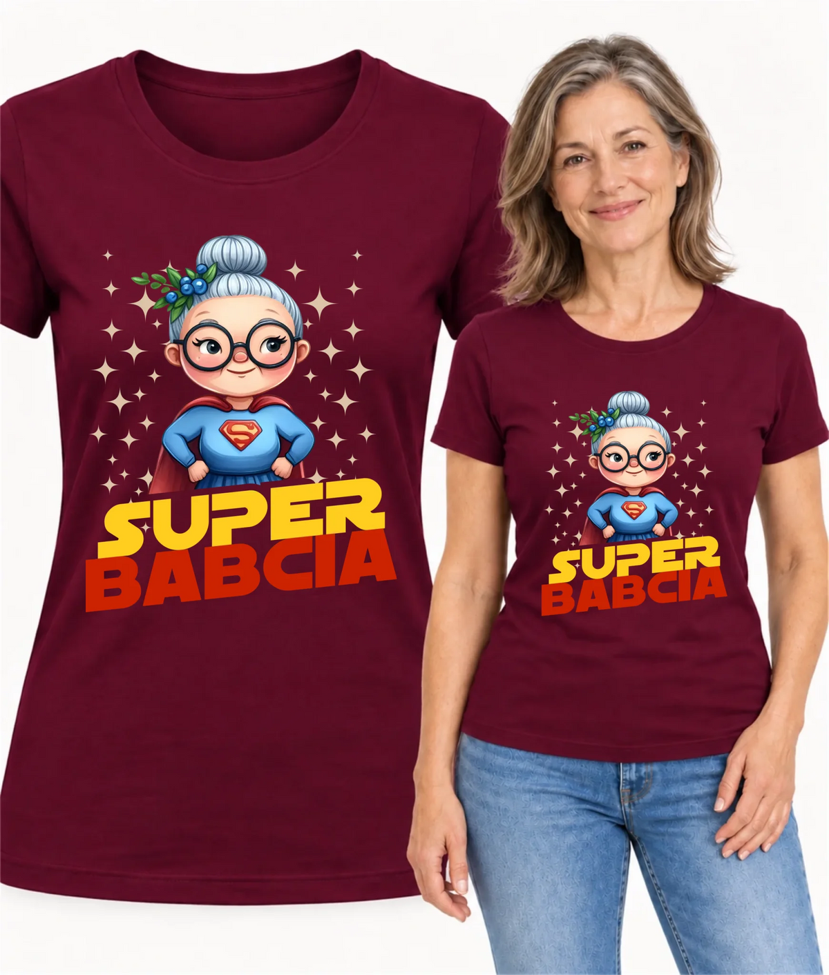 Koszulka dla babci - Super Babcia B29