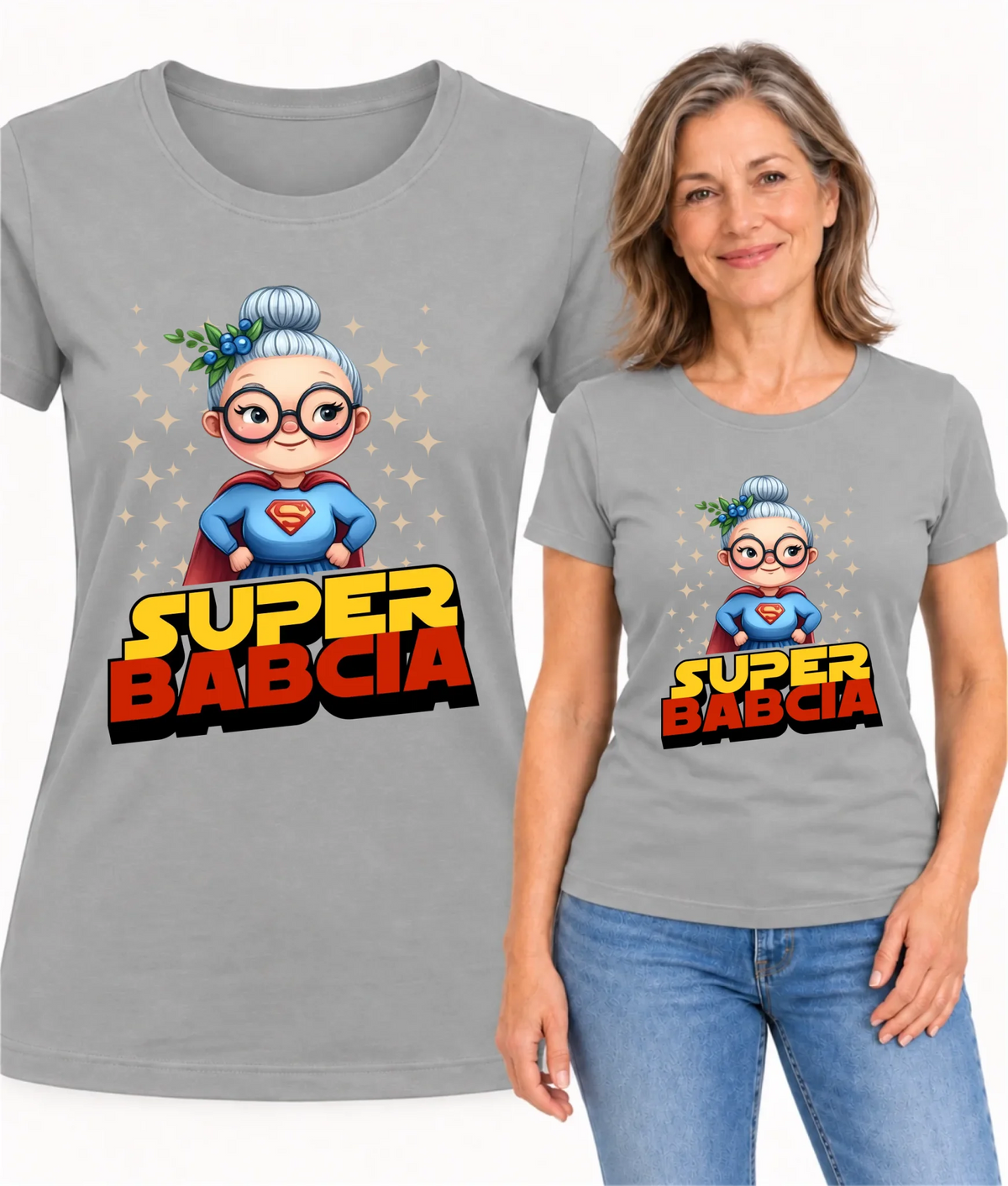 Koszulka dla babci - Super Babcia B29