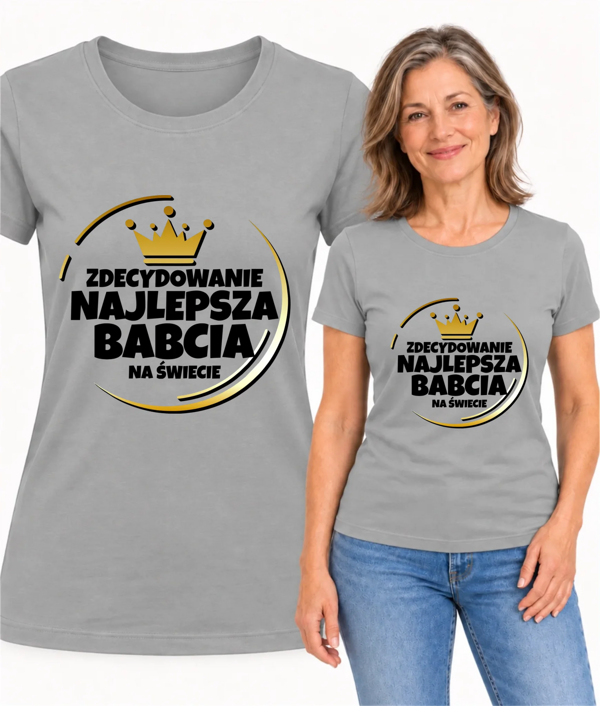 Koszulka dla babci - Zdecydowanie najlepsza babcia B32