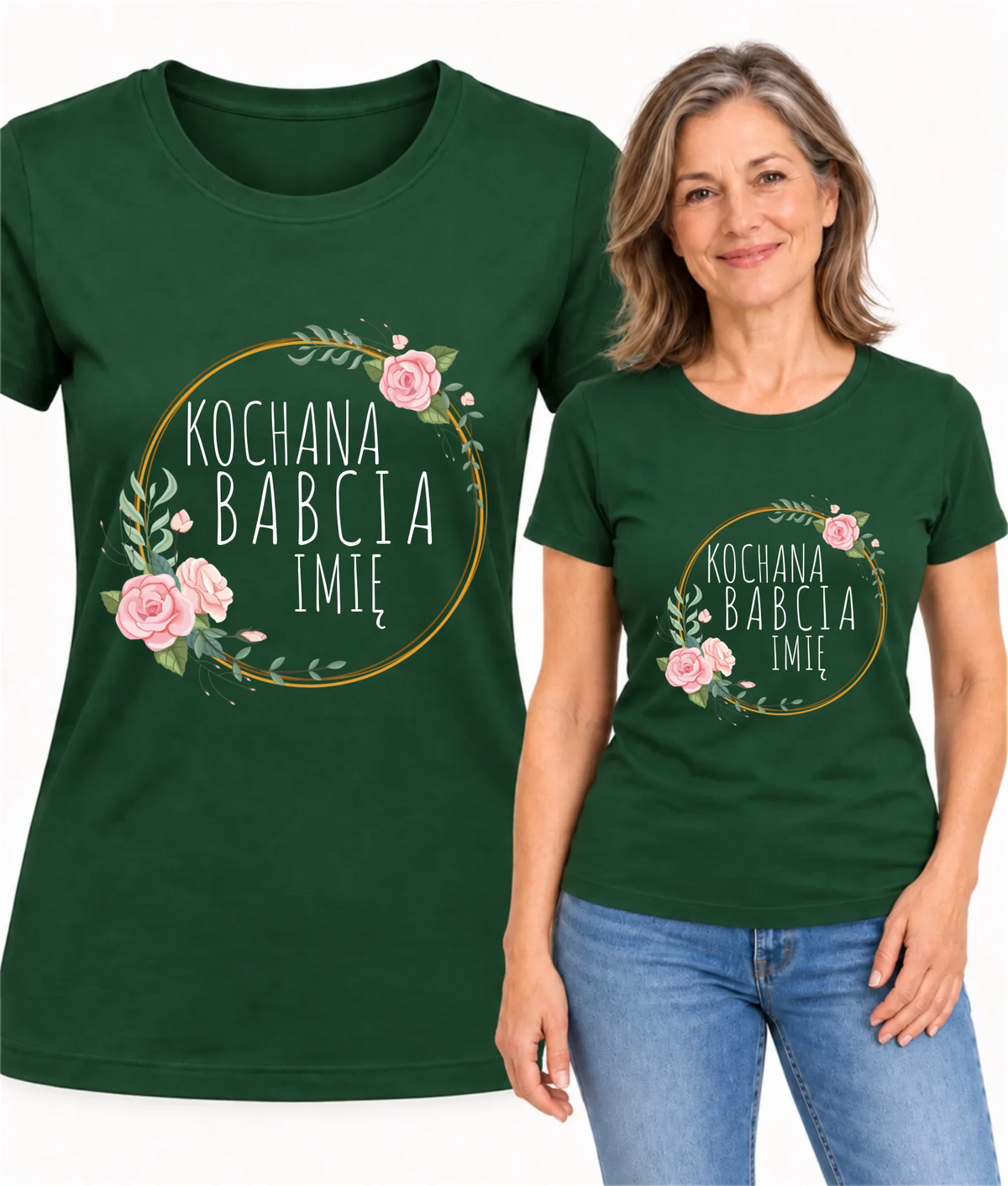 Koszulka dla babci - Kochana Babcia - personalizowana B10