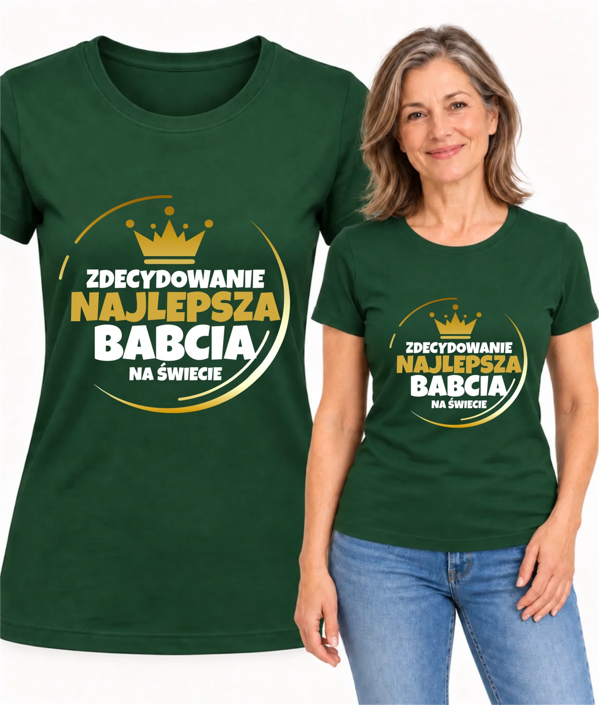 Koszulka dla babci - Zdecydowanie najlepsza babcia B32