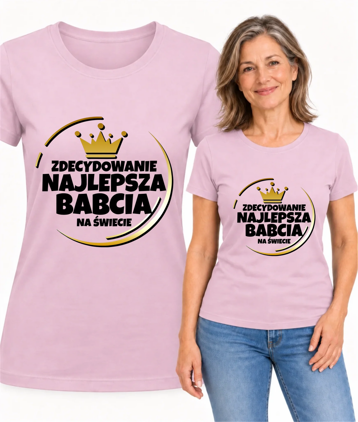 Koszulka dla babci - Zdecydowanie najlepsza babcia B32
