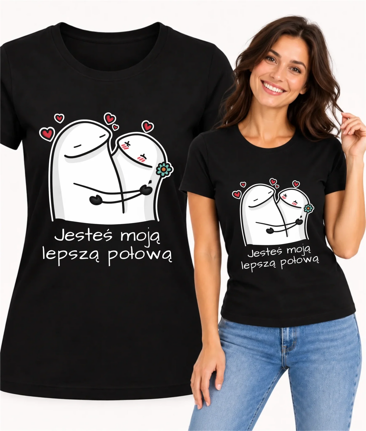 Koszulka damska - Jesteś moją lepszą połową W87