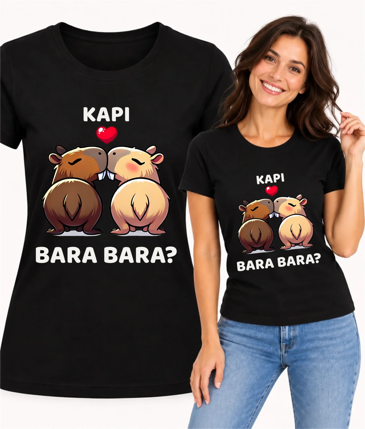 Koszulka damska - Kapibara bara bara W86