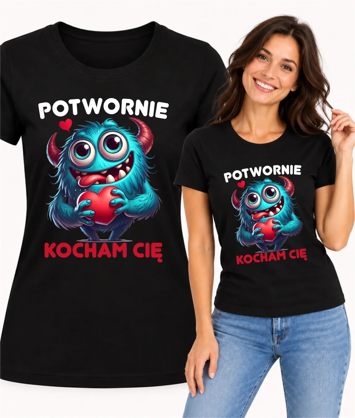 Koszulka damska - Potwornie Kocham Cię W45