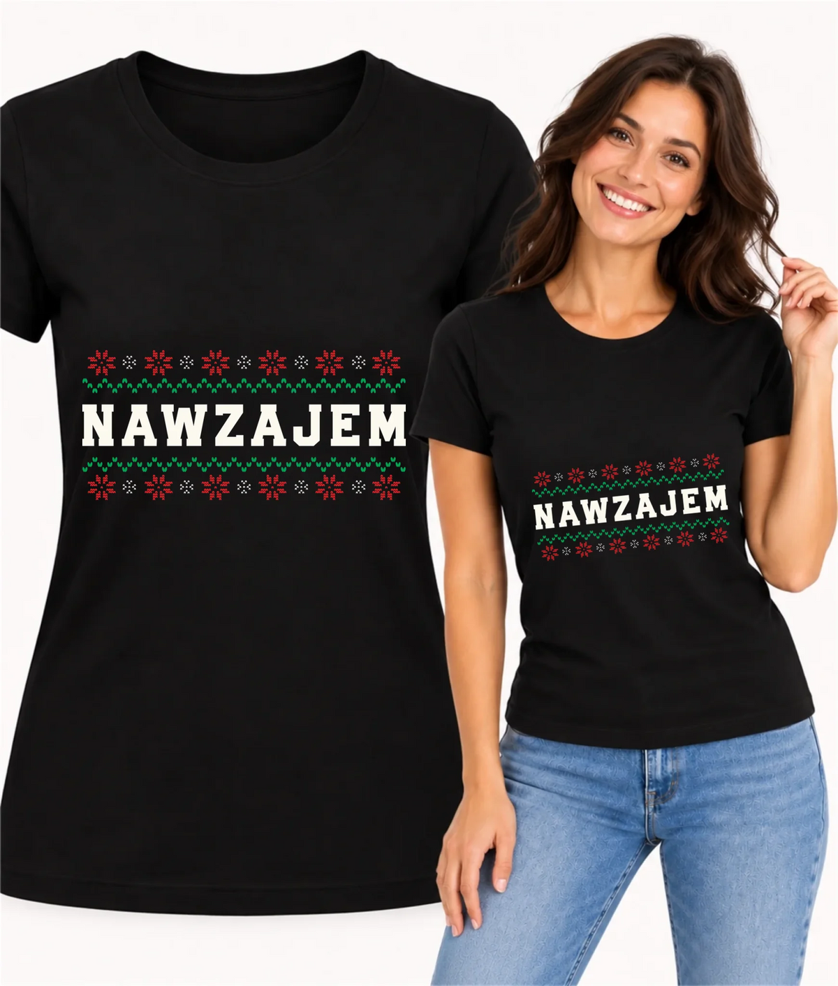 Koszulka damska świąteczna - Nawzajem BN150