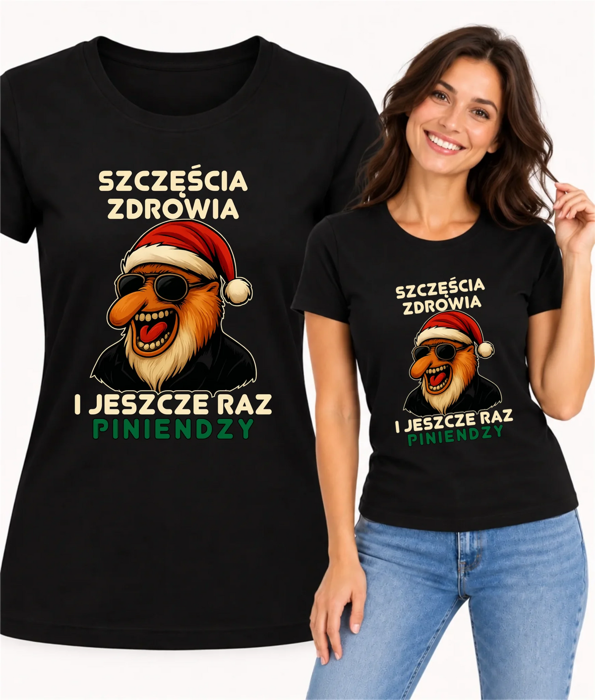 Koszulka damska świąteczna - Janusz Nosacz - I jeszcze raz piniendzy BN111