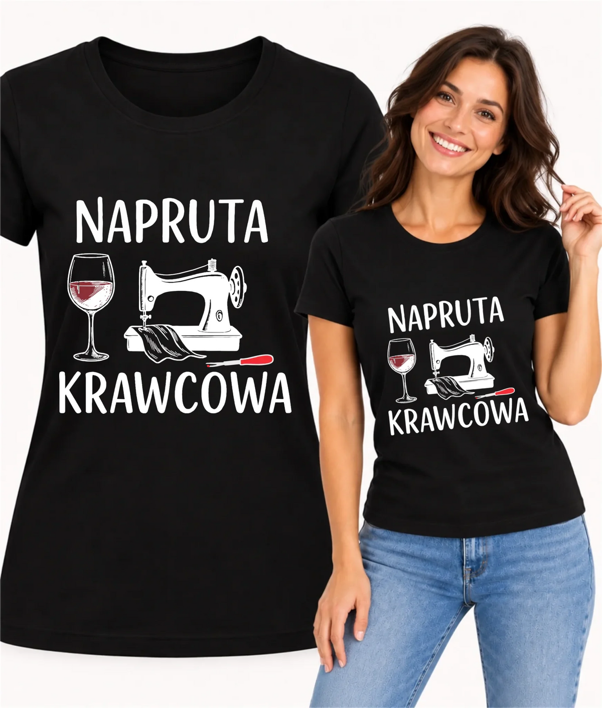 Koszulka damska szyciowa dla krawcowej - Napruta krawcowa HS25