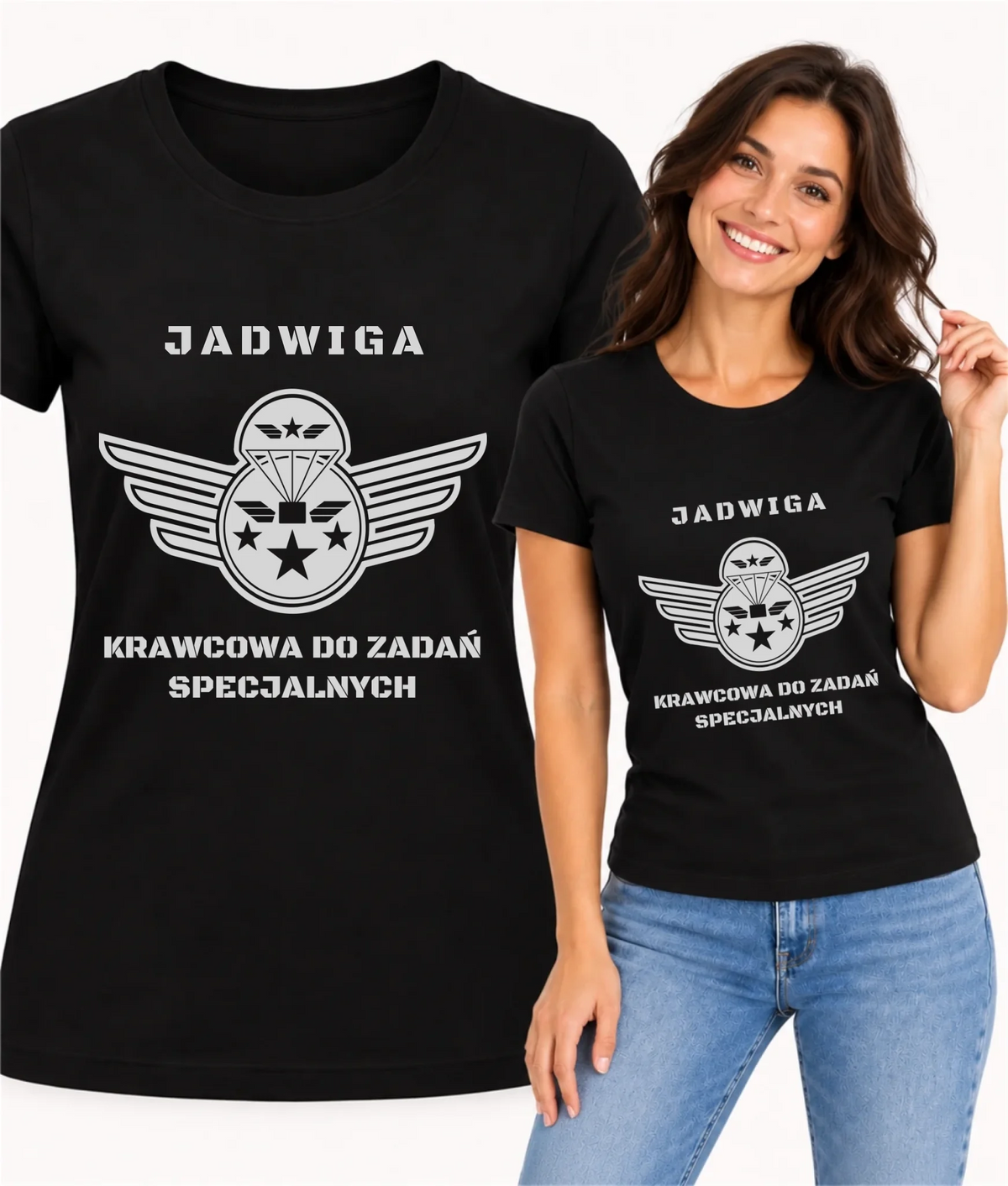 Koszulka damska szyciowa dla krawcowej - Krawcowa do zadań specjalnych HS38