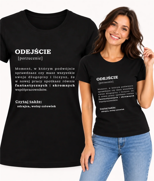 Koszulka damska - Odejście z pracy [porzucenie]