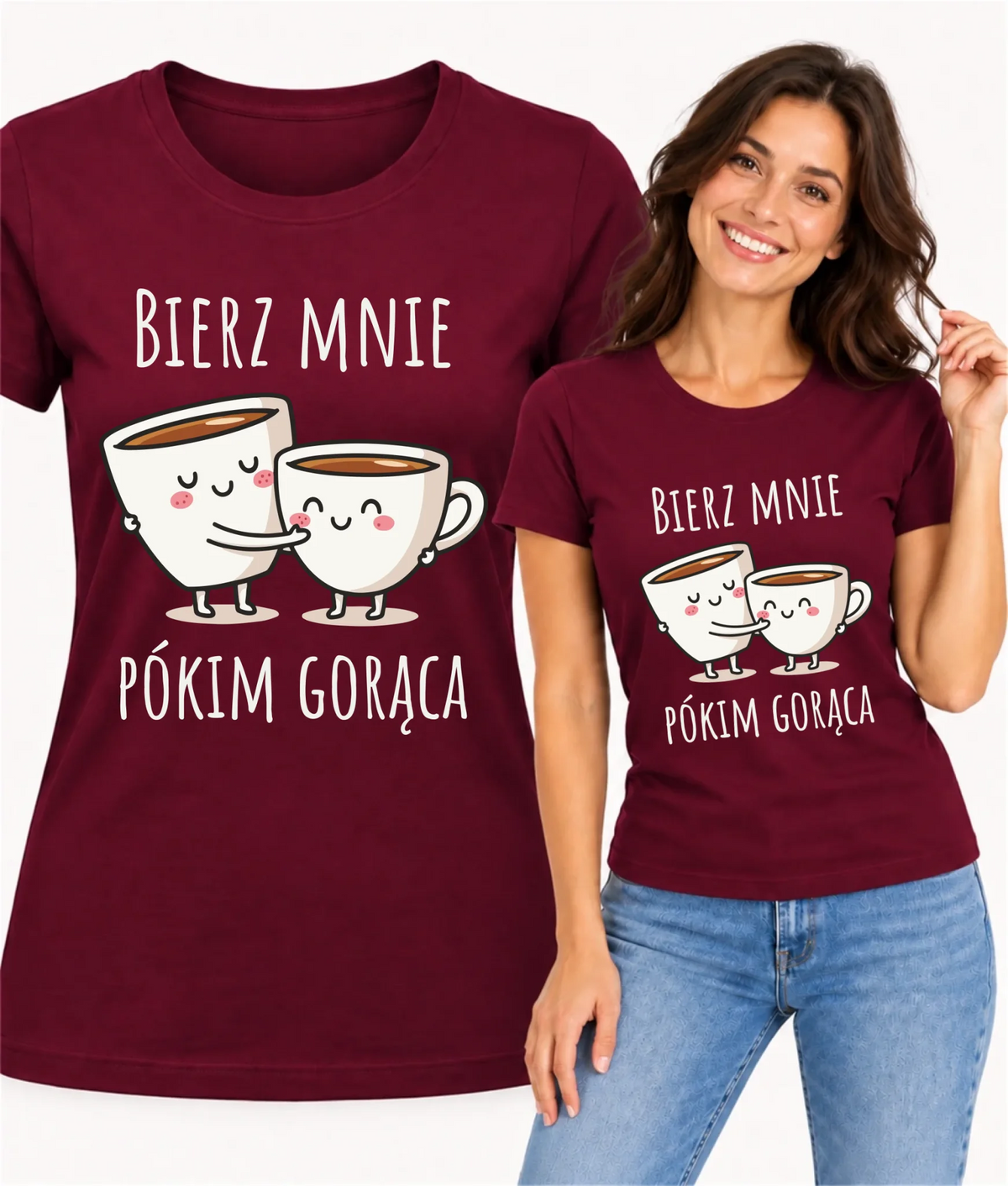 Koszulka damska - Bierz mnie pókim gorąca W88
