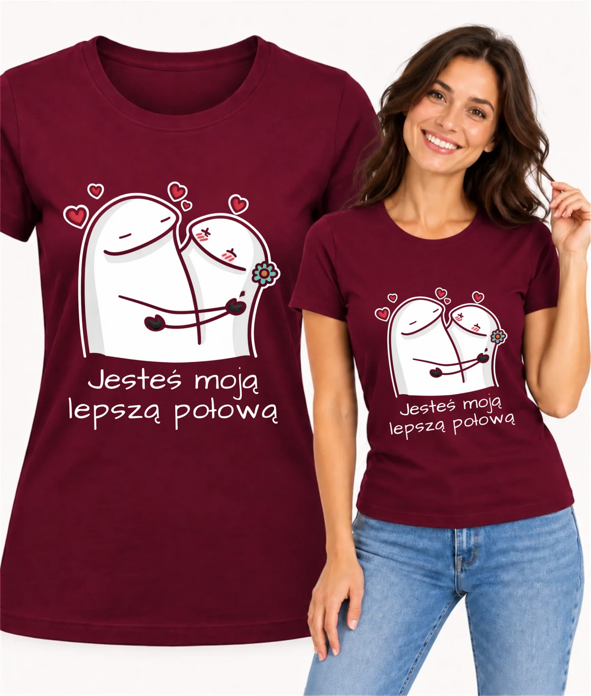 Koszulka damska - Jesteś moją lepszą połową W87