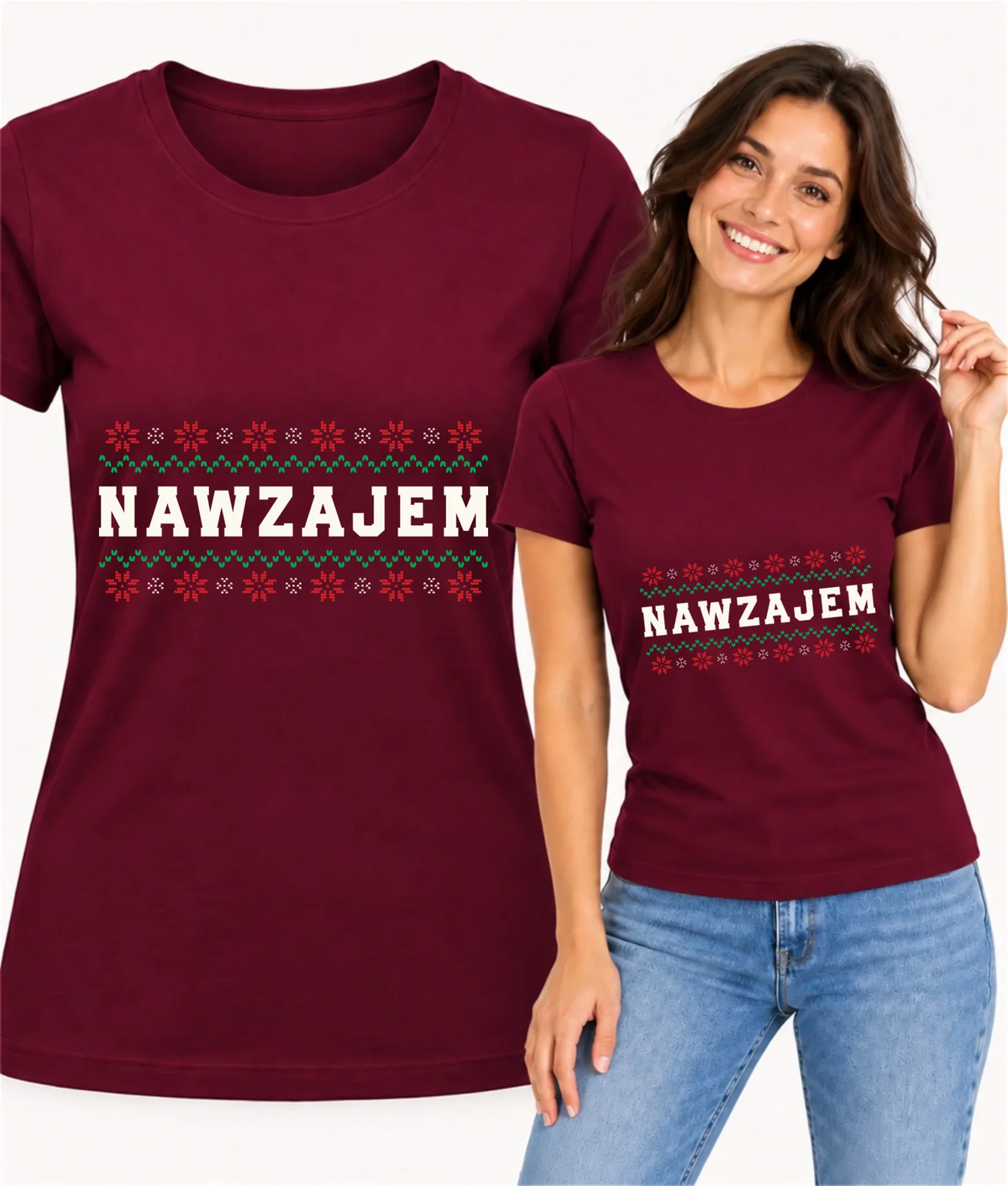 Koszulka damska świąteczna - Nawzajem BN150