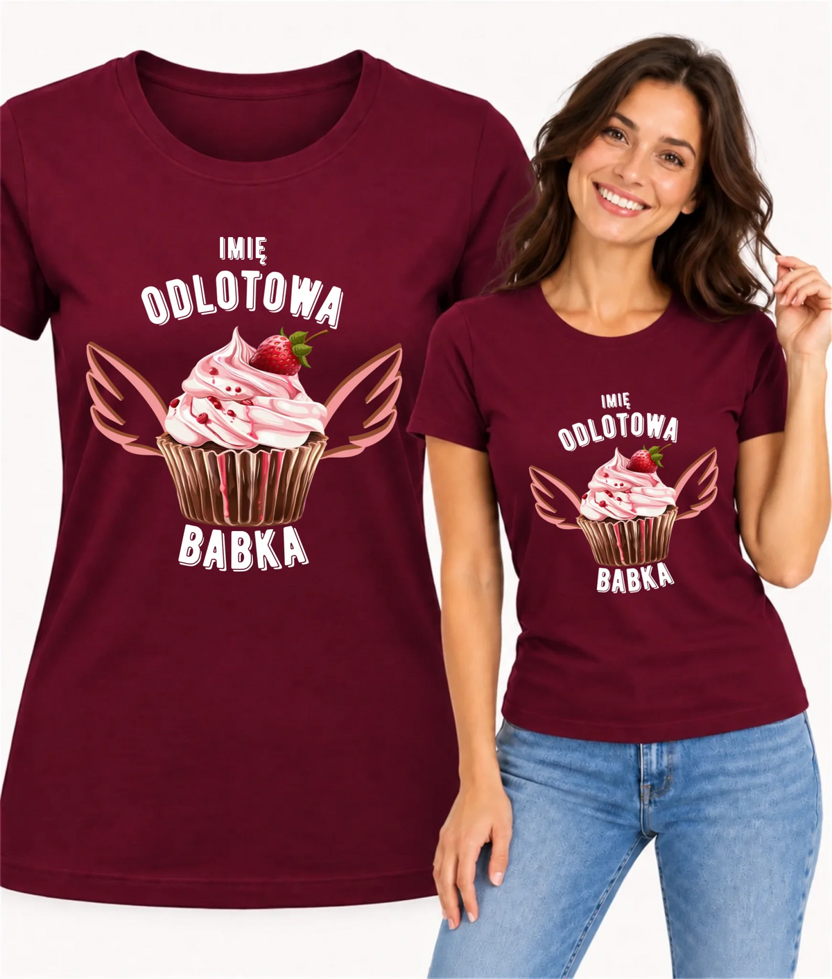 Koszulka damska - Odlotowa babka - personalizowana DZ06