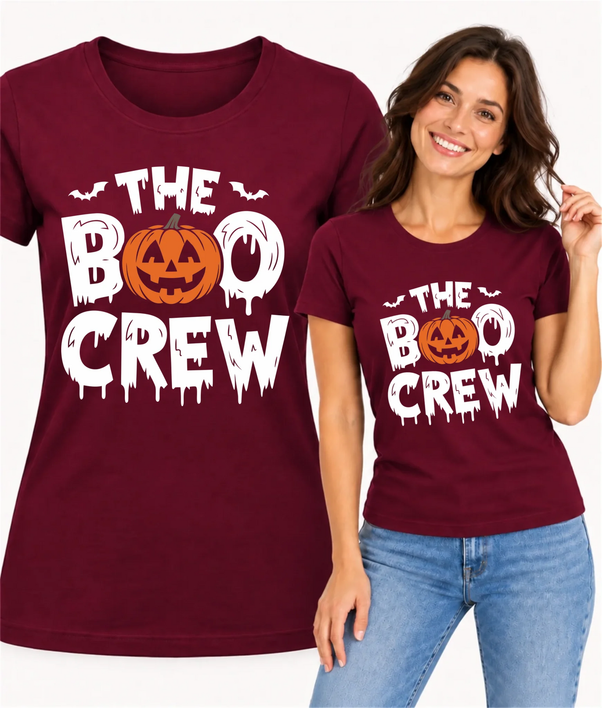 Koszulka damska na Halloween - The Boo Crew HL12