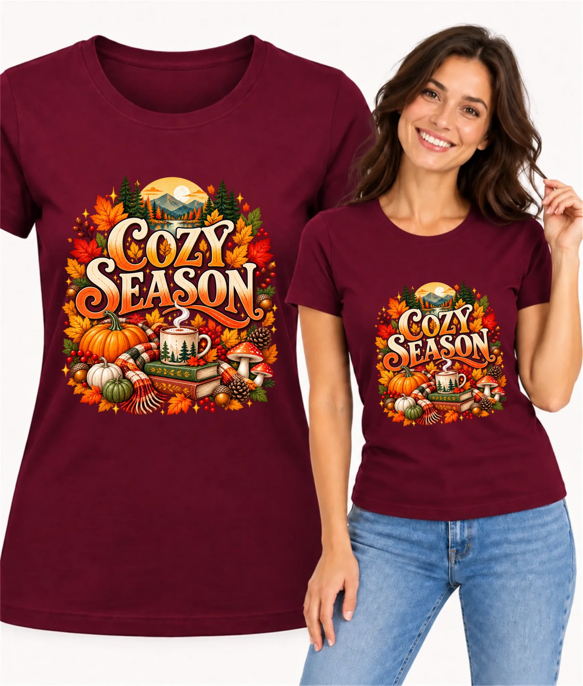 Koszulka damska jesienna - Cozy Season